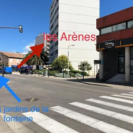 Le Studio 18 A Nimes, Proche Centre & Gare Tgv, Wifi Balcon Apartment Nimes